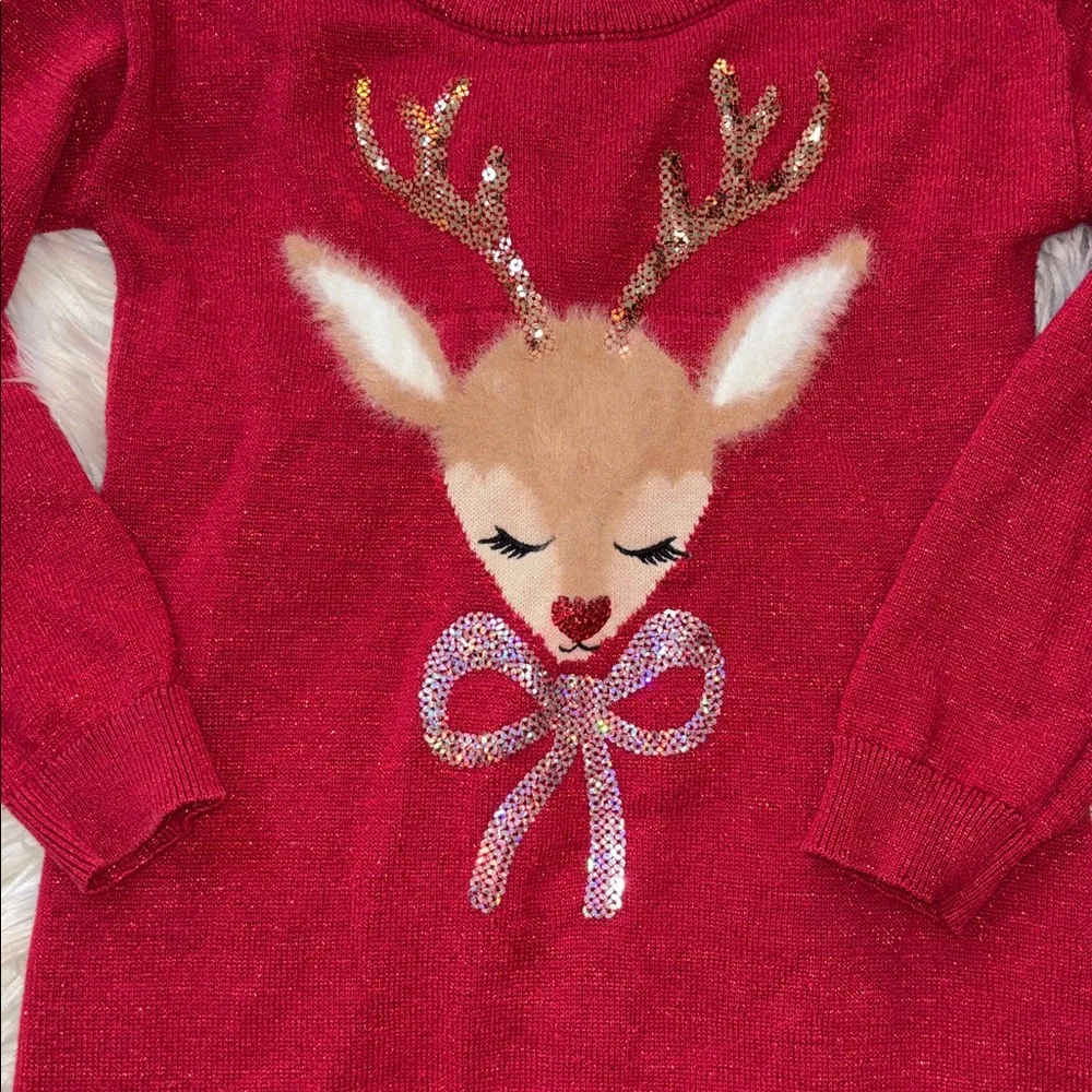5 for $25🎈The children’s place reindeer tunic/dress